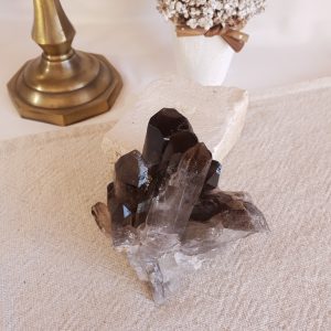 Drusa de Quartzo Fumado - Ponta