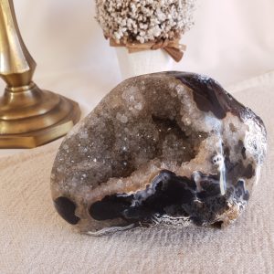 Ágata com Geodo e Face Polida