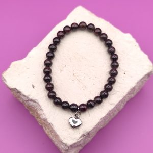 Pulseira de Granada com Pendente