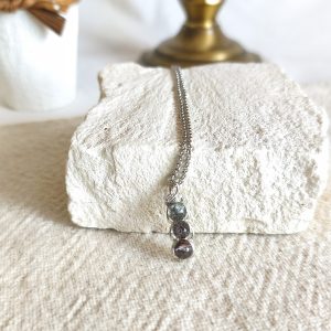 Colar de Quartzo Jardim - Triplo