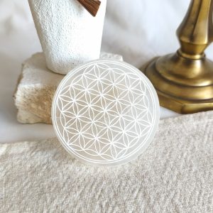 Base de Selenite - Flor da Vida