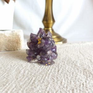 Orgonite Raposa Nove Caudas - Ametista