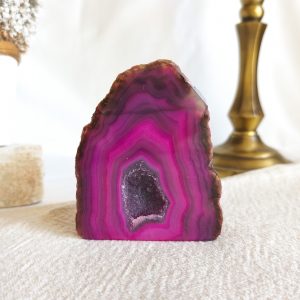 Geodo de Ágata Roxo