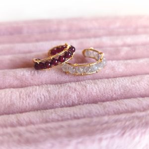 Anel Entrelaçado c/ Contas