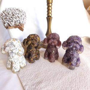 Orgonite Cão - Várias Pedras