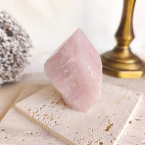Ponta de Quartzo Rosa (Peça Única)